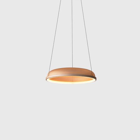 Mesh Space Pendant (Gold Anodised)