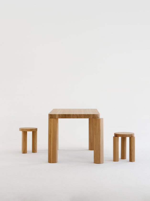 Offset Dining Table