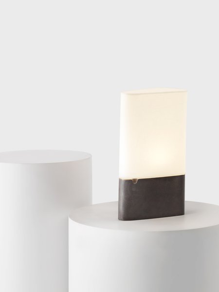 Fulcrum Lamp (Bronze and Paper)