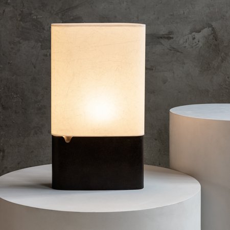 Fulcrum Lamp (Bronze and Paper)