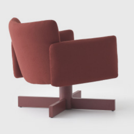 Avant Lounge Chair (Black Stain Oak / Mode by Maharam)